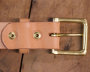 Back of Vegetable Tanned Belt Rivets