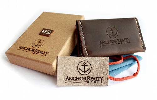 Custom Leather Wallets with Logo Branding