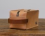 Leather Dopp Kit Front Angle