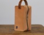 Leather Dopp Kit Standing Up