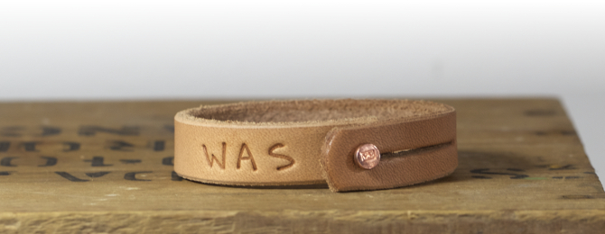 Personalized Leather Bracelet