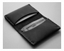 Handcrafted Slim Wallet Black and White Thumb