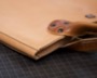 Leather Padfolio Top Closeup