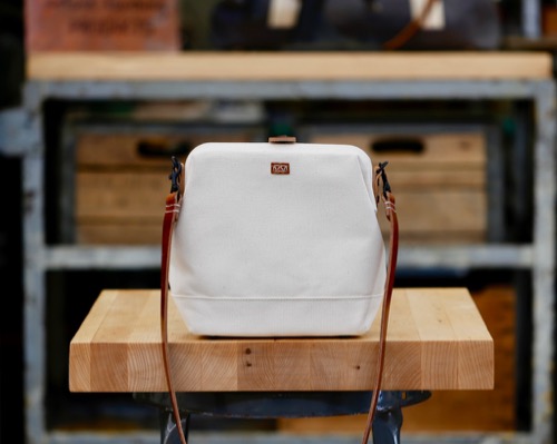 Canvas & Leather Tool Bag Crossbody