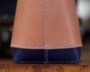 Leather Small Tote Side Closeup